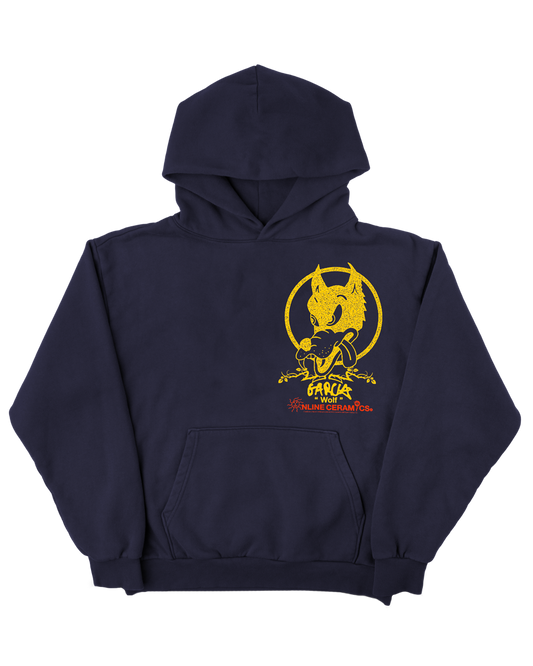 Jerry Garcia "Wolf" - Navy Hoodie