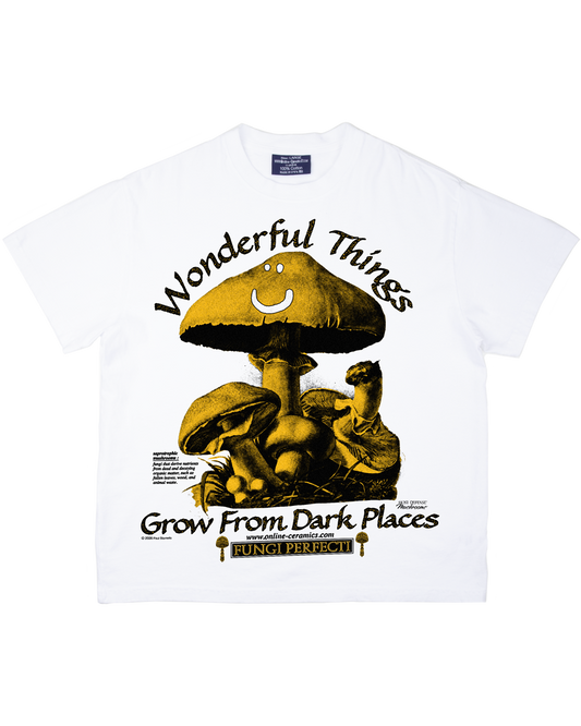 Saprotrophic Mushrooms - White Tee