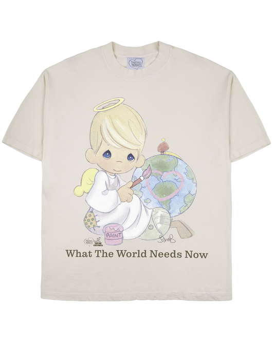 Precious Moments "What The World Needs Now" - Beige Tee