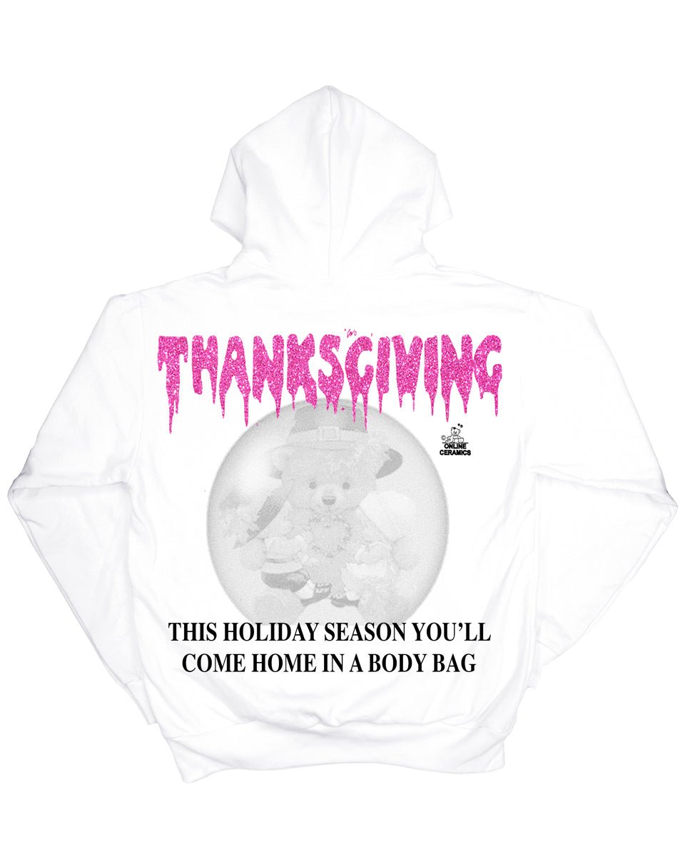 Thanksgiving Selfie - White Hoodie
