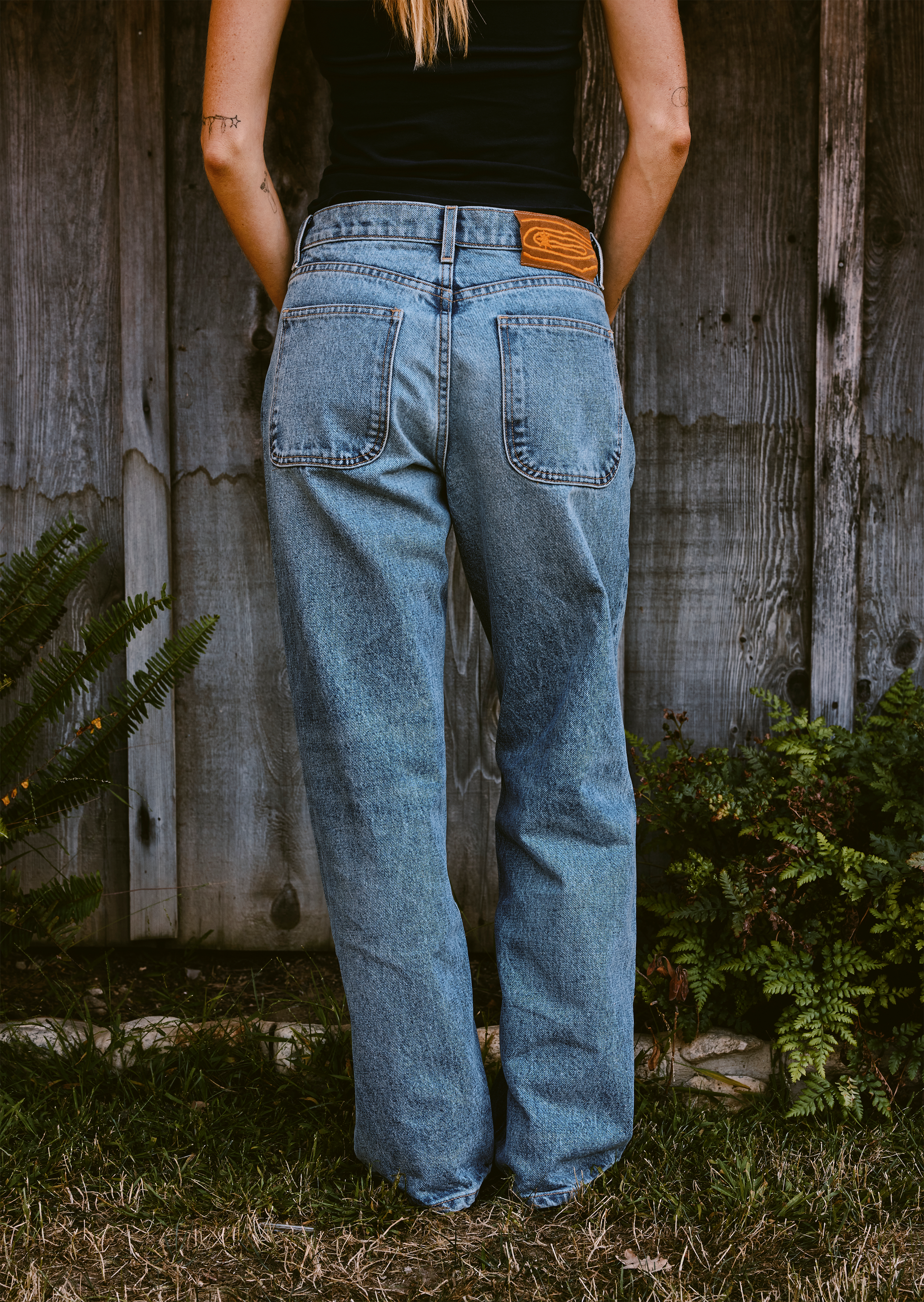 Relaxed Leg Jeans - Prairie Sky Blue