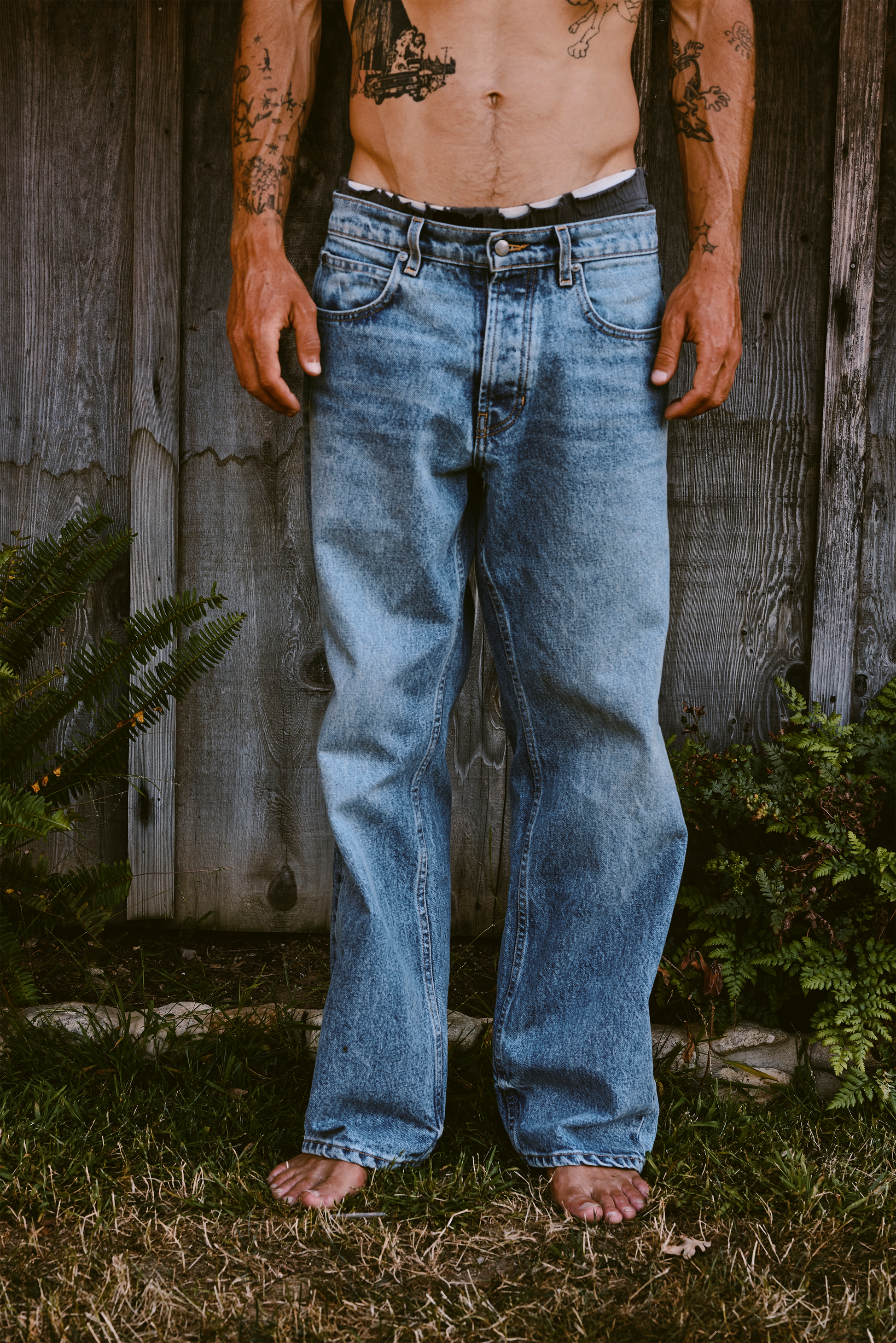 Relaxed Leg Jeans - Prairie Sky Blue