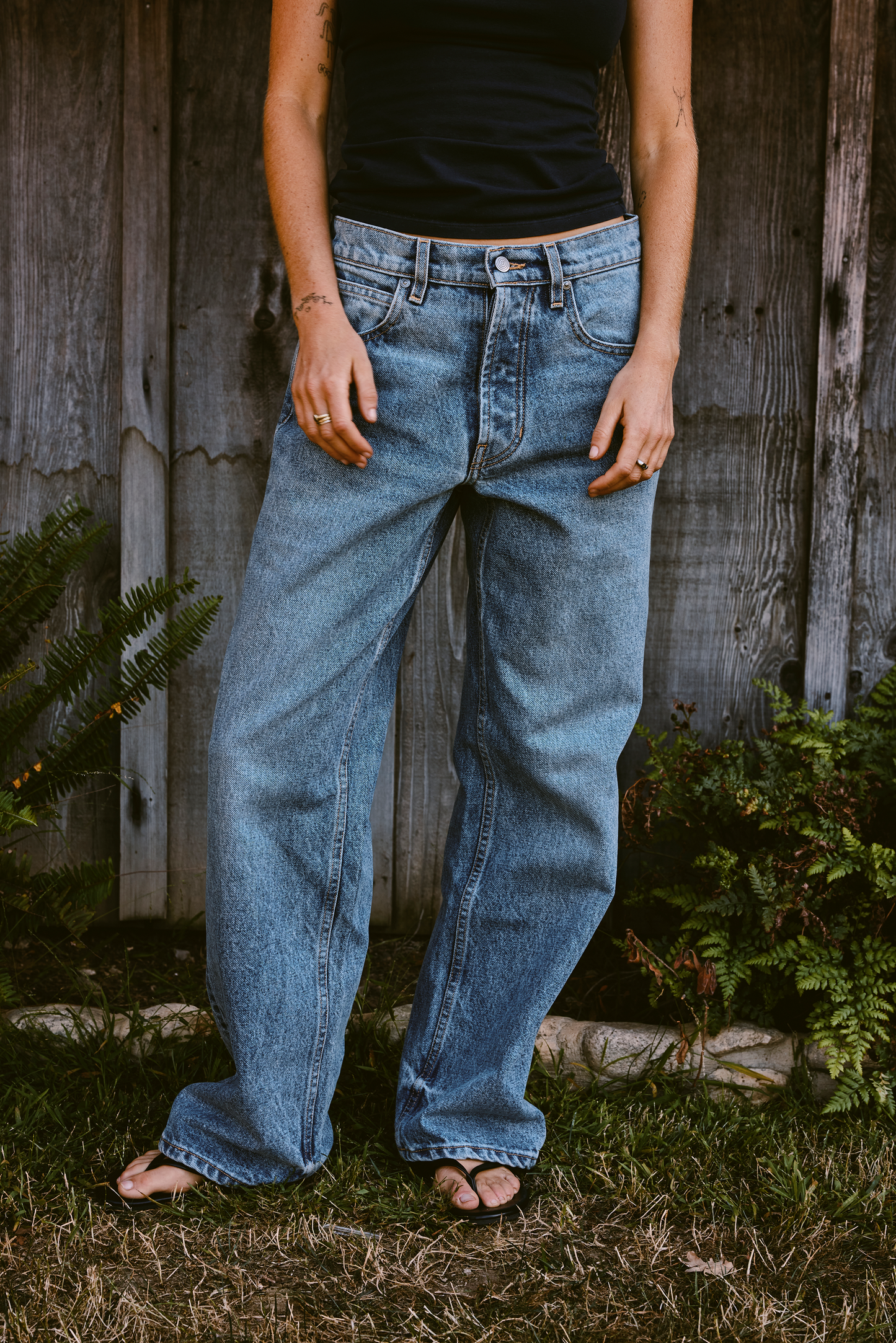 Relaxed Leg Jeans - Prairie Sky Blue