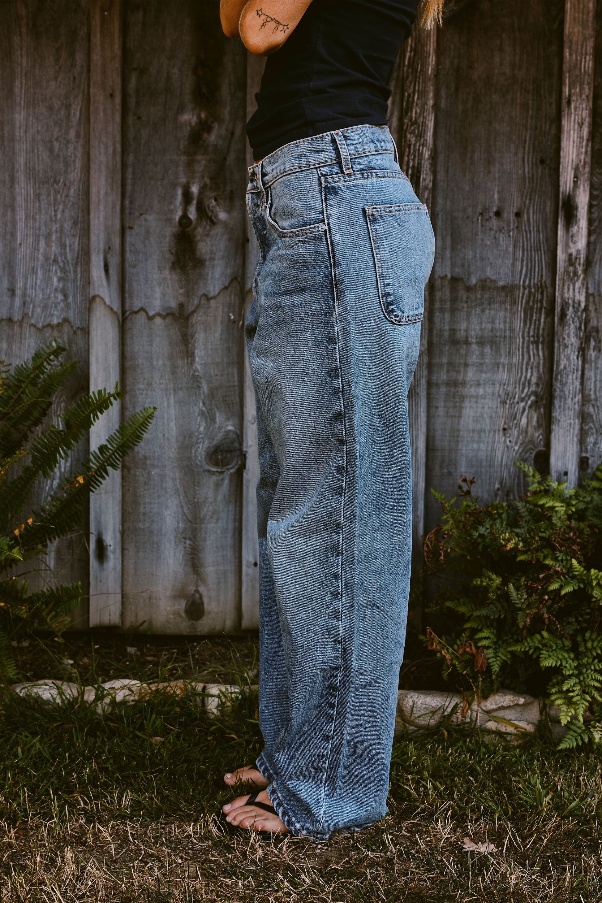 Relaxed Leg Jeans - Prairie Sky Blue