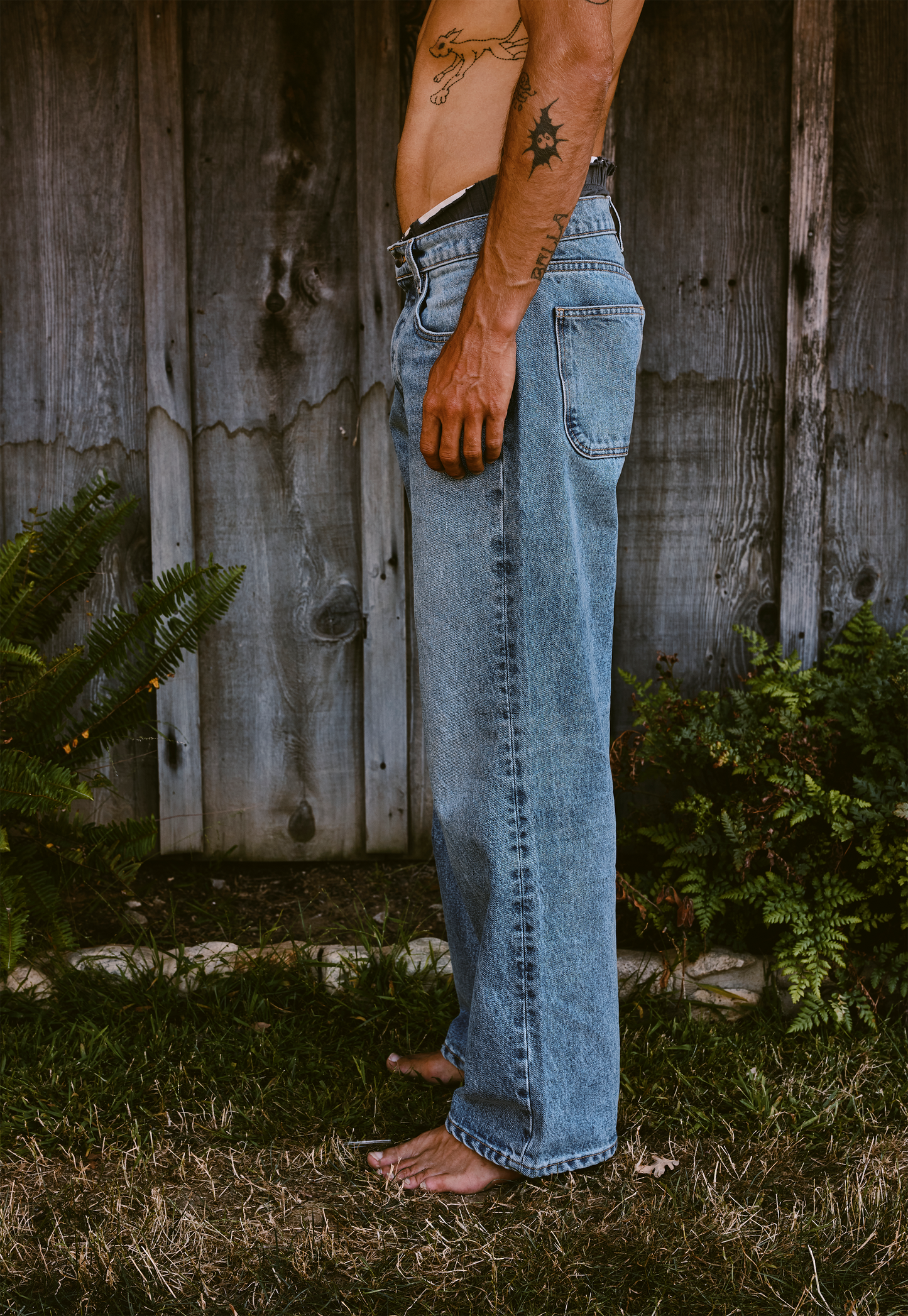 Relaxed Leg Jeans - Prairie Sky Blue