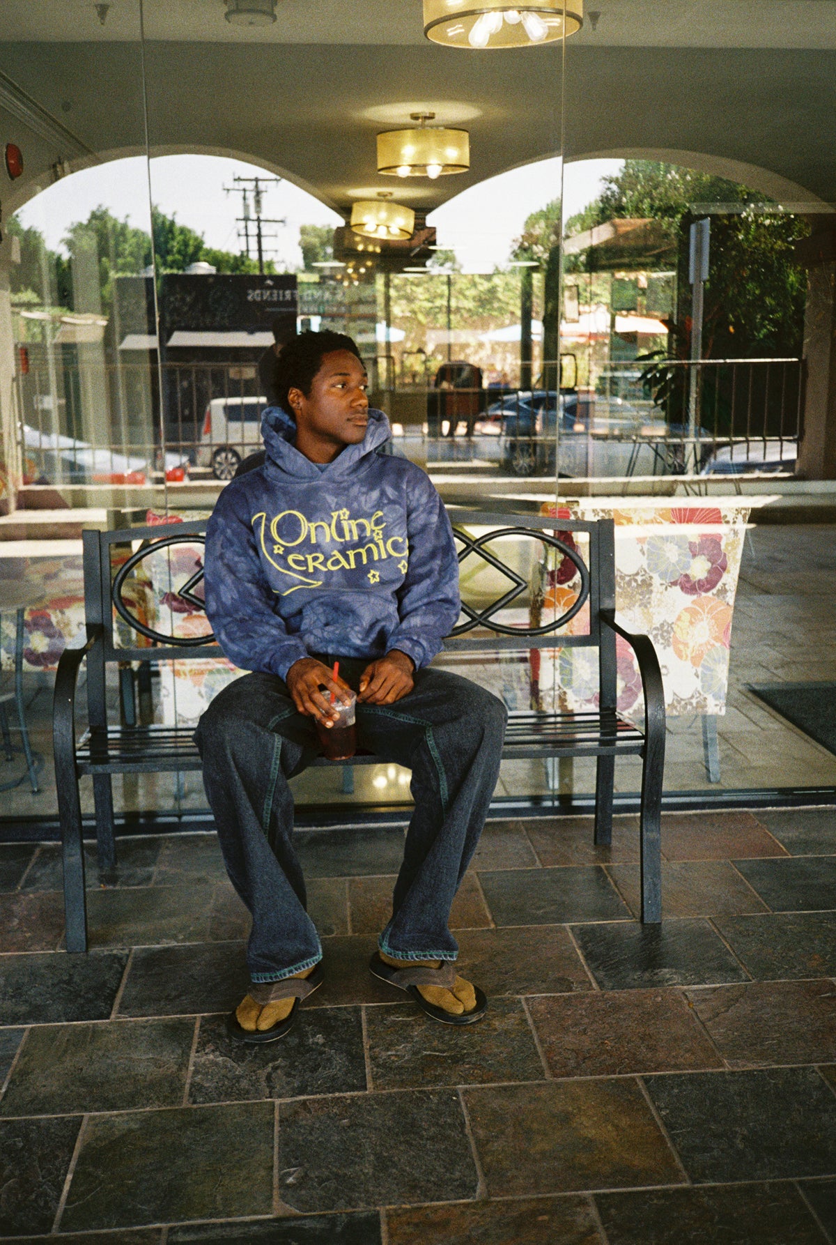 Moon Logo - Hand Dyed Hoodie