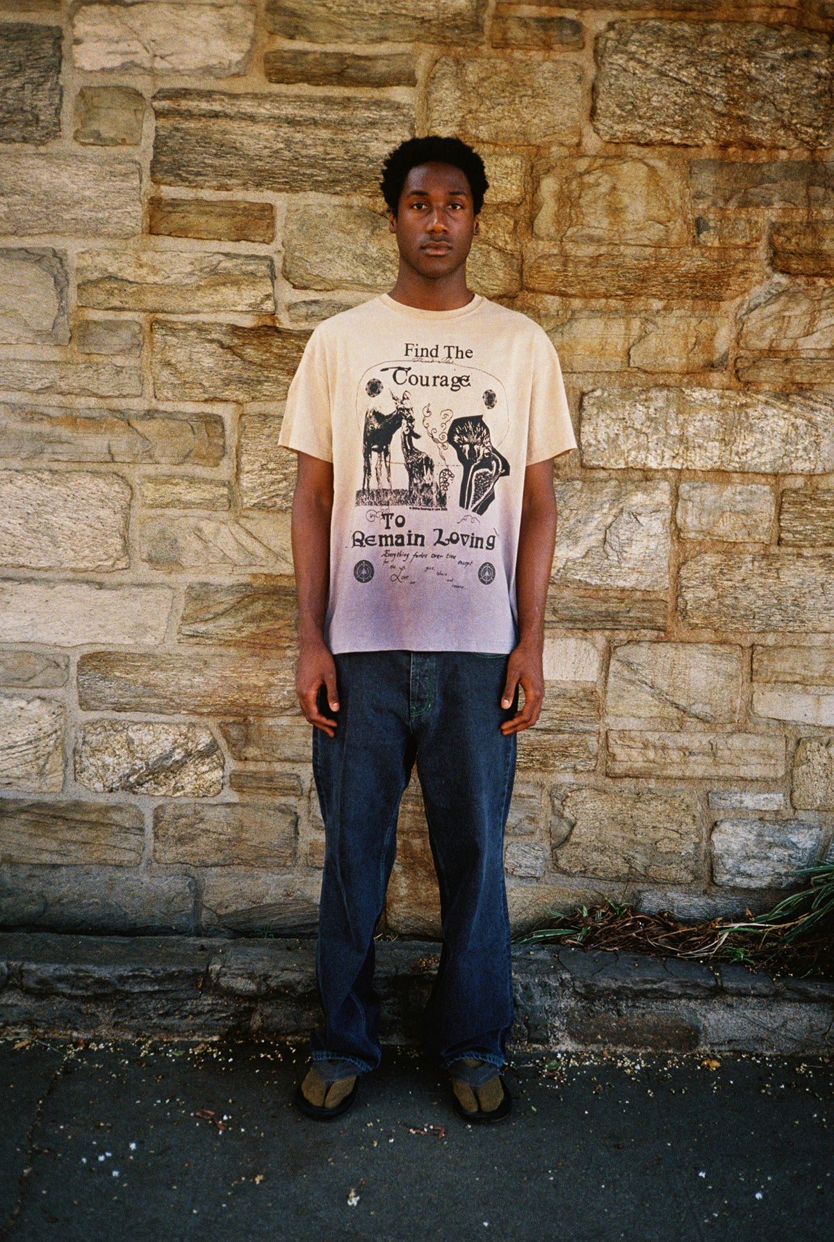 Courage - Hand Dyed Tee