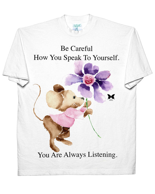 You Are Always Listening - White Tee