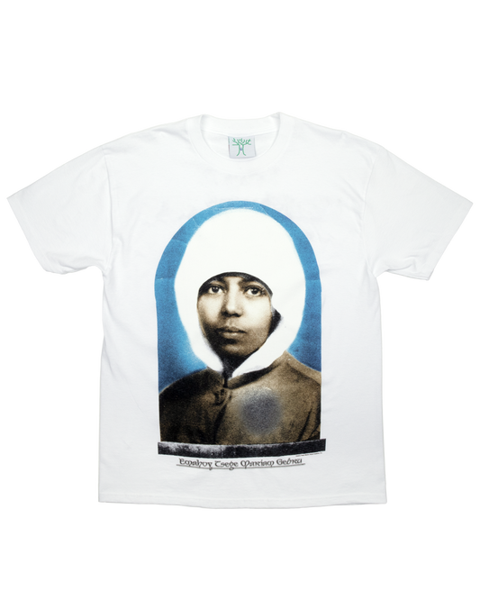 Emahoy Tsege Mariam Gebru "I Am a Wandering Star" - White Tee