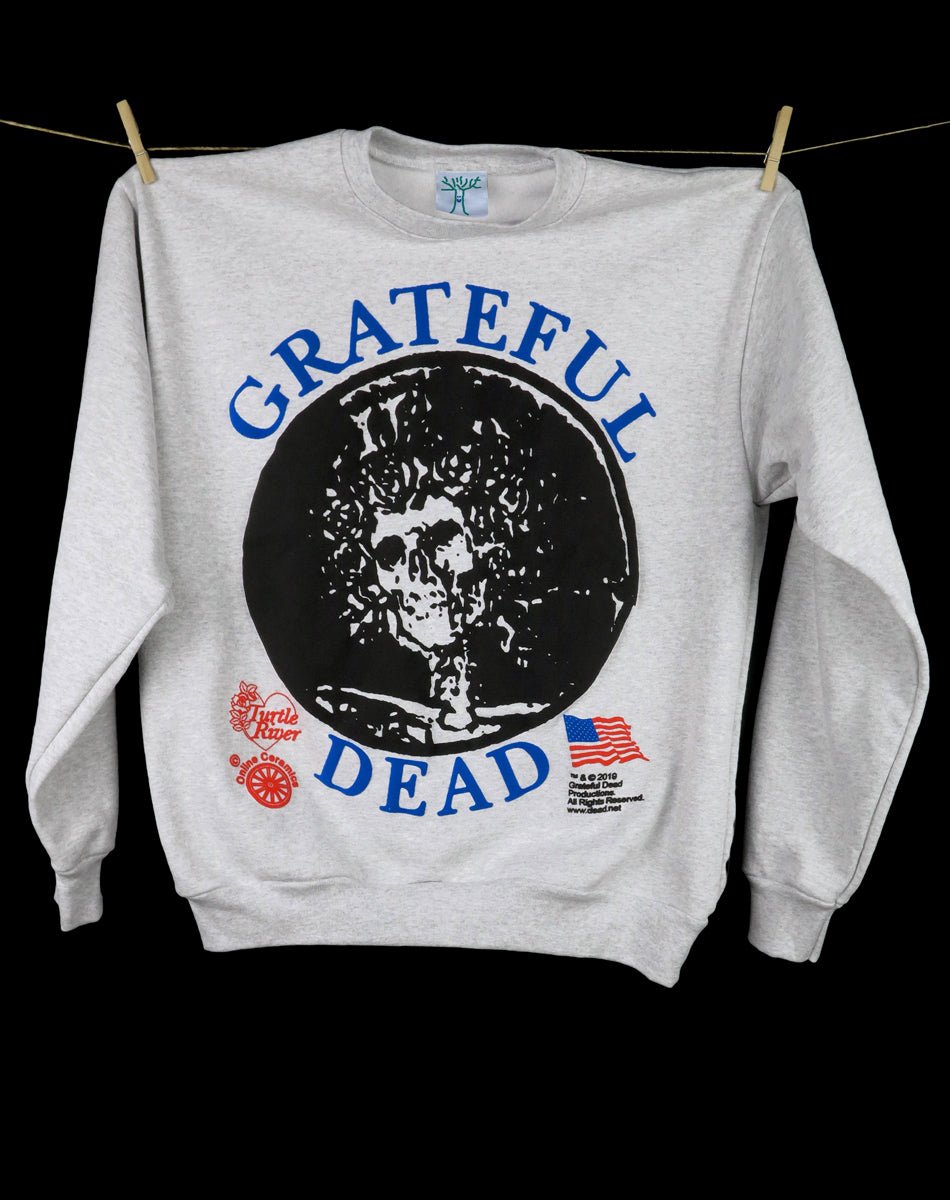 Skull and Roses - Ash Crewneck (14oz Fleece)