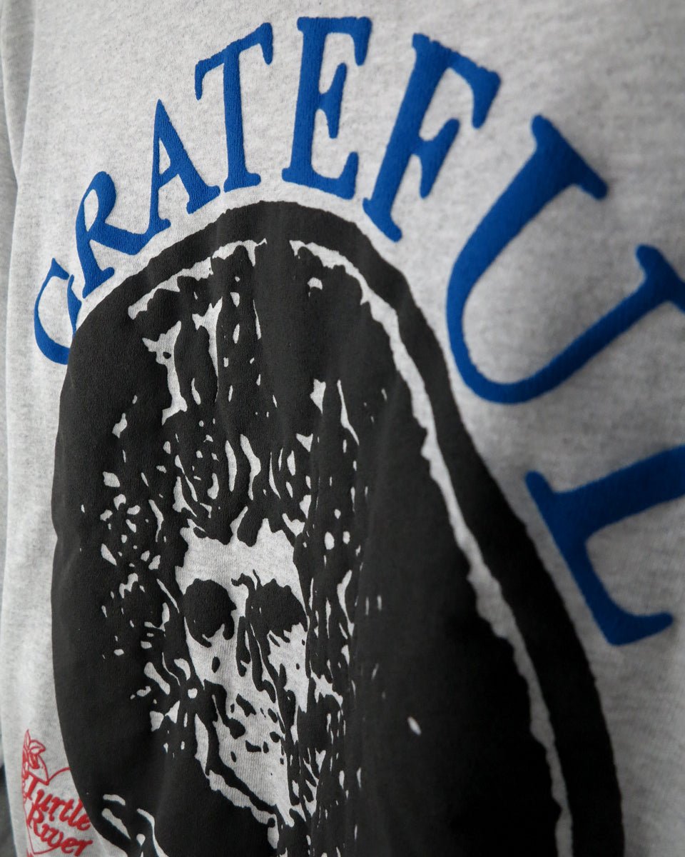 Skull and Roses - Ash Crewneck (14oz Fleece)