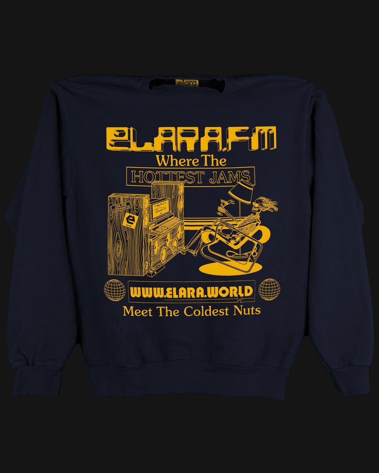 ELARA Radio - Navy (14oz Heavy Fleece)