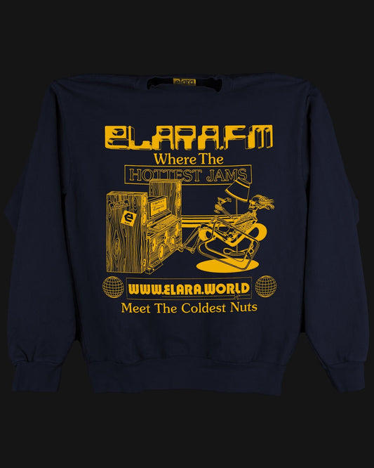 ELARA Radio - Navy (14oz Heavy Fleece)