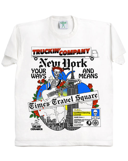 New York Times Travel Square - White