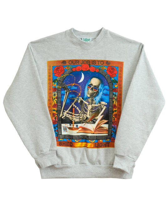 The Storyteller - Ash (14oz Heavy Fleece)