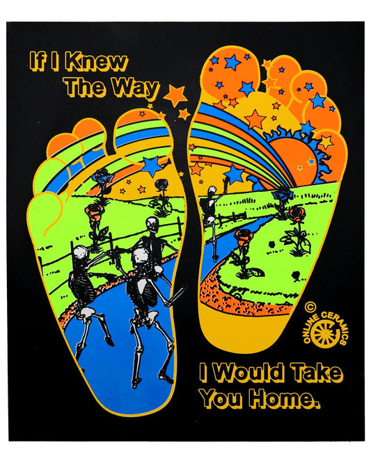 Black Light Poster 1 - signed limited edition, hand printed in our studio on Hiromi paper, 20 x 24 in.