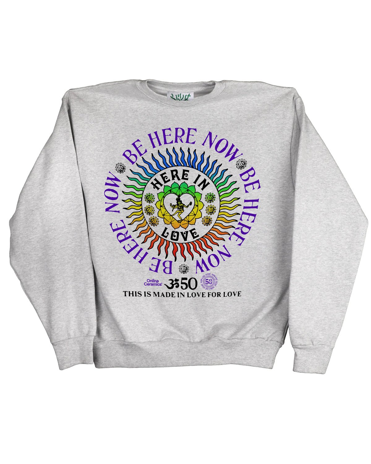 Here in Love - Ash (14oz Heavy Fleece)
