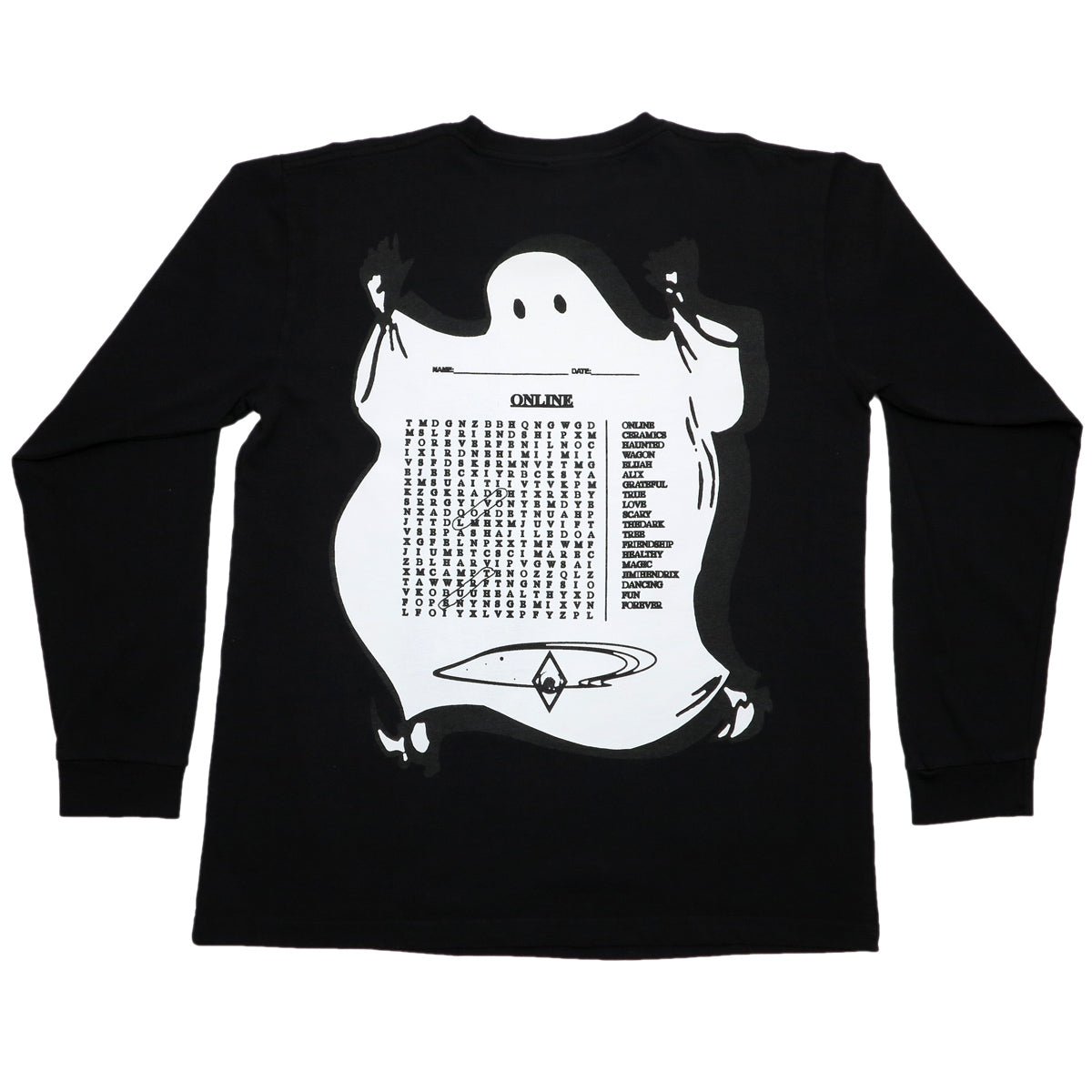 Ghost Word Search (black)