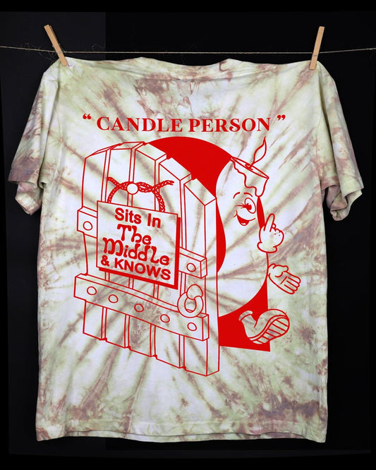 Candle Person Tie Dye (Hand dyed at our studio in LA)